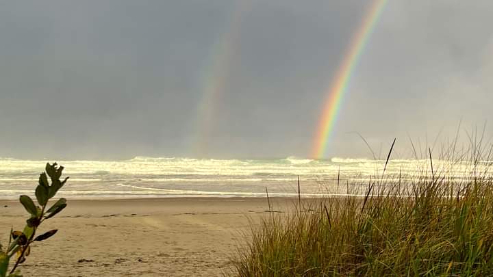 I identify with beach rainbows.  As I grow into my sobriety life if feels like my old rainbow fades out and is replaced by a brighter, energized version which keeps me stronger spiritually and physically.