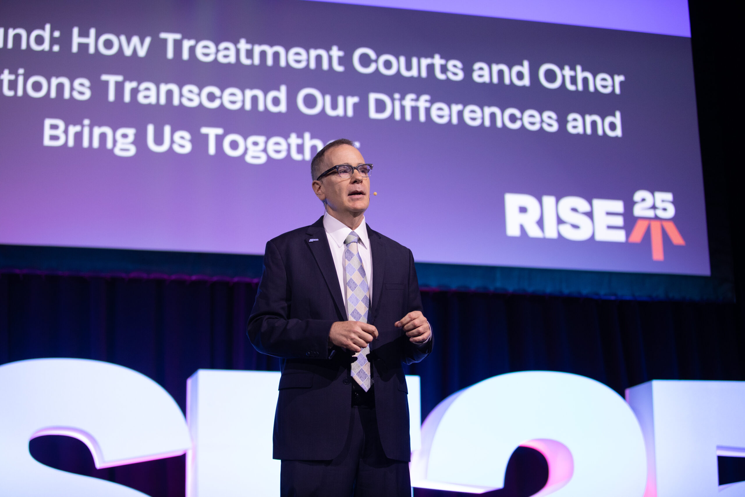 All Rise CEO Carson Fox opened RISE25.