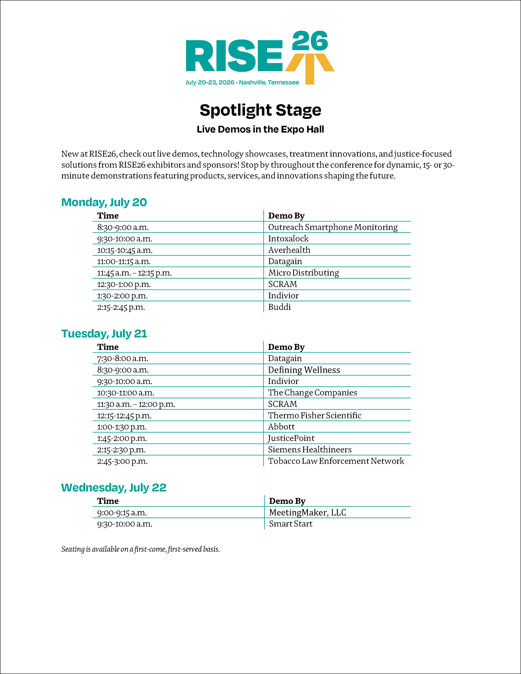 RISE26 Spotlight Stage_Schedule cover2