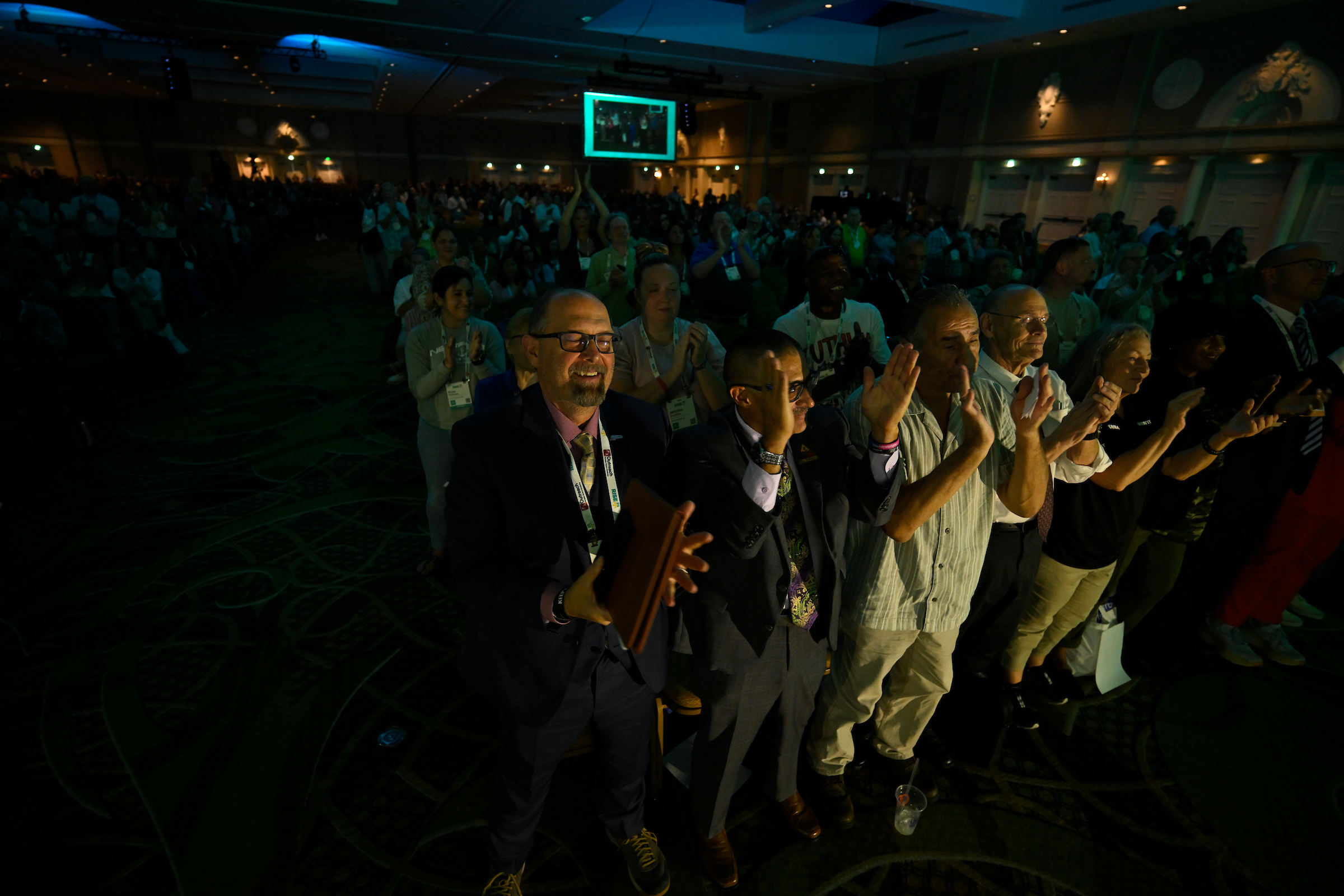 The first day of RISE26, the world's premier training conference on addiction, mental health, and justice innovation is hosted by All Rise, is shown underway at Gaylord Opryland on Monday, July 20, 2026 in Nashville, Tenn. (John Amis/AP Content Services for All Rise)