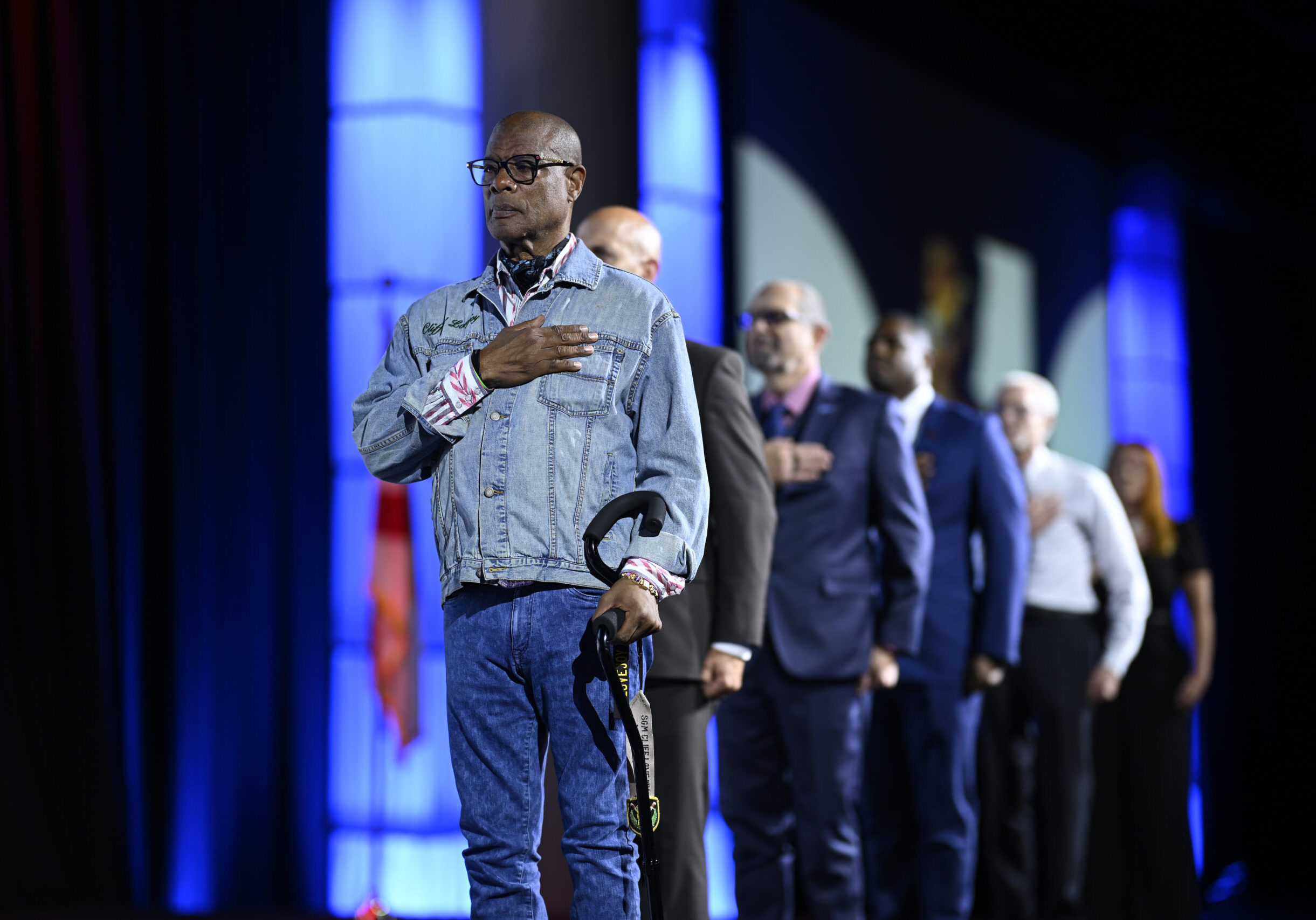 Veterans take the stage to honor
